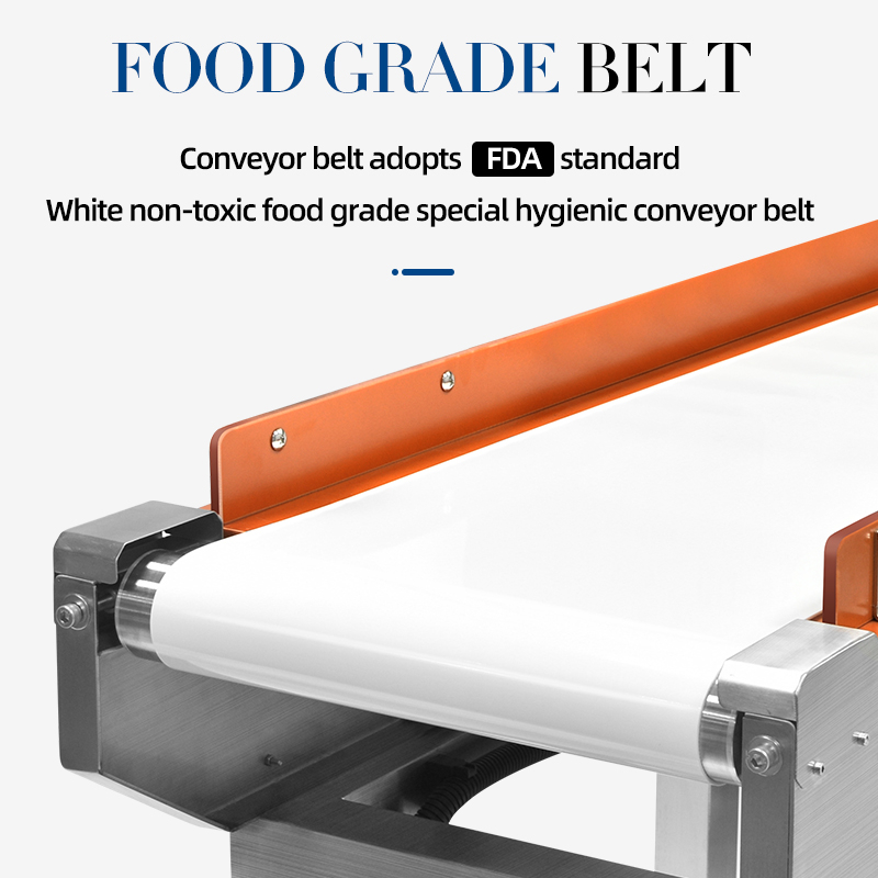 كاشف المعادن بحزام ناقل للأغذية لصناعة الأغذية